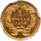 1878 $1 Gold Indian NGC MS66 PL - 2