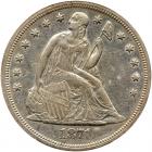 1871 Liberty Seated $1 PCGS AU50