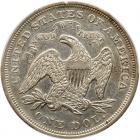 1871 Liberty Seated $1 PCGS AU50 - 2