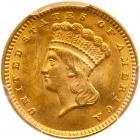 1874 $1 Gold Indian PCGS MS64