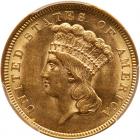 1854 $3 Gold PCGS AU58