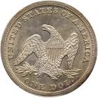 1847 Liberty Seated $1 PCGS MS63 - 2