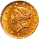 1853 $1 Gold Liberty PCGS MS63