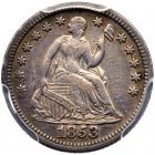 1853 Liberty Seated H10C. No Arrows PCGS EF40