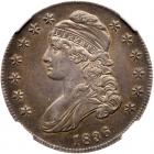 1836 Bust 50C. Let Edge NGC AU58