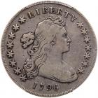 1796 Bust $1. Sm Date, Lg Letters PCGS F15