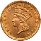 1888 $1 Gold Indian PCGS MS63