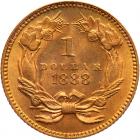 1888 $1 Gold Indian PCGS MS63 - 2