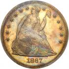 1867 Liberty Seated $1 PCGS Proof 64