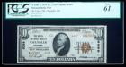 1929 Type 2, $10 National Bank Note. The Union NB, Chandler, OK. Charter #6269. PCGS New 61 Apparent