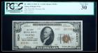 1929 Type 2, $10 National Bank Note. The First NB, Pawnee, OK. Charter #5224. PCGS Very Fine 30