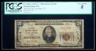 1929 Type 1, $20 National Bank Note. The First NB, Tom Bean, TX. Charter #11019. PCGS Very Good 8 Apparent