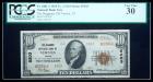 1929 Type 2, $10 National Bank Note. The Waggoner NB, Vernon, TX. Charter #5203. PCGS Very Fine 30