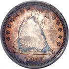 1886 Liberty Seated 25C PCGS PF66 CAM