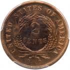 1870 2C PCGS PF63 RB - 2