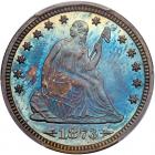 1873 Liberty Seated 25C. Arrows PCGS Proof 66