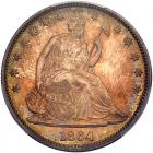 1864 Liberty Seated 50C PCGS Proof 64