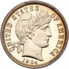 1904 Barber 10C PCGS Proof 65