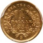 1854-S $1 Gold Liberty - 2