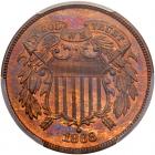 1868 2C PCGS PF65 RB