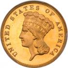 1881 $3 Gold PCGS PF64 DC