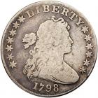 1798 Bust $1. Heraldic Eagle, Close Date PCGS AG3