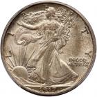 1917-S Liberty Walking 50C. Mintmark on Rev PCGS MS63