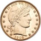 1905 Barber 50C PCGS Proof 65