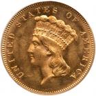 1880 $3 Gold PCGS MS64