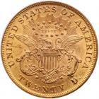 1876 $20 Liberty PCGS MS62 - 2