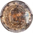 1870 Silver 3C PCGS MS66 - 2