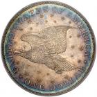 1836 Pattern Dollar. Silver, plain edge. Restrike. Judd-58. Pollock-61 - 2