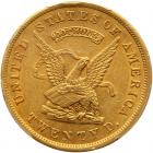 1853 U.S. Assay Office $20 Gold, 900 THOUS PCGS AU55