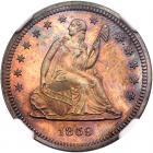 1859 Liberty Seated 25C NGC Proof 65