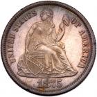 1875 Liberty Seated 10C PCGS Proof 63