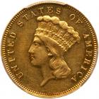 1876 $3 Gold