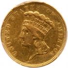 1854-O $3 Gold