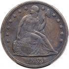 1855 Liberty Seated $1