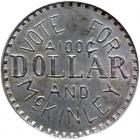 1896. Bryan Dollar. Sch-314 Lead - 2