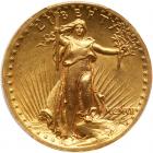 1907 $20 St. Gaudens. High Relief, Wire Rim