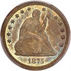 1875 Liberty Seated 25C PCGS Proof 65