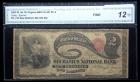 1863 Original Series, $2 National Bank Note. The Mechanics NB of New Bedford, MA