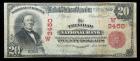 1902, $20 Red Seal. National Bank Note. The Trinidad NB, Trinidad, Colorado