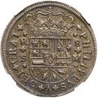 Spain. 8 Reales, 1718-S M NGC AU50