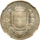 Italy. 5 Lire, 1875-M BN NGC MS64 - 2