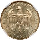 Germany. 3 Reichsmark, 1930-D NGC MS65 - 2