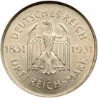 Germany. 3 Reichsmark, 1931-A NGC MS62 - 2