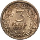 Germany. 3 Reichsmark, 1931-A NGC MS63 - 2