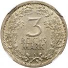 Germany. 3 Reichsmark, 1931-A NGC MS61 - 2