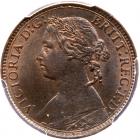 Great Britain. Farthing, 1876-H PCGS MS65 RB